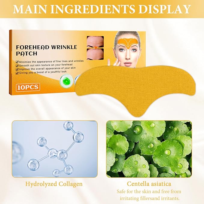 Parches para eliminar arrugas faciales 10 pcs